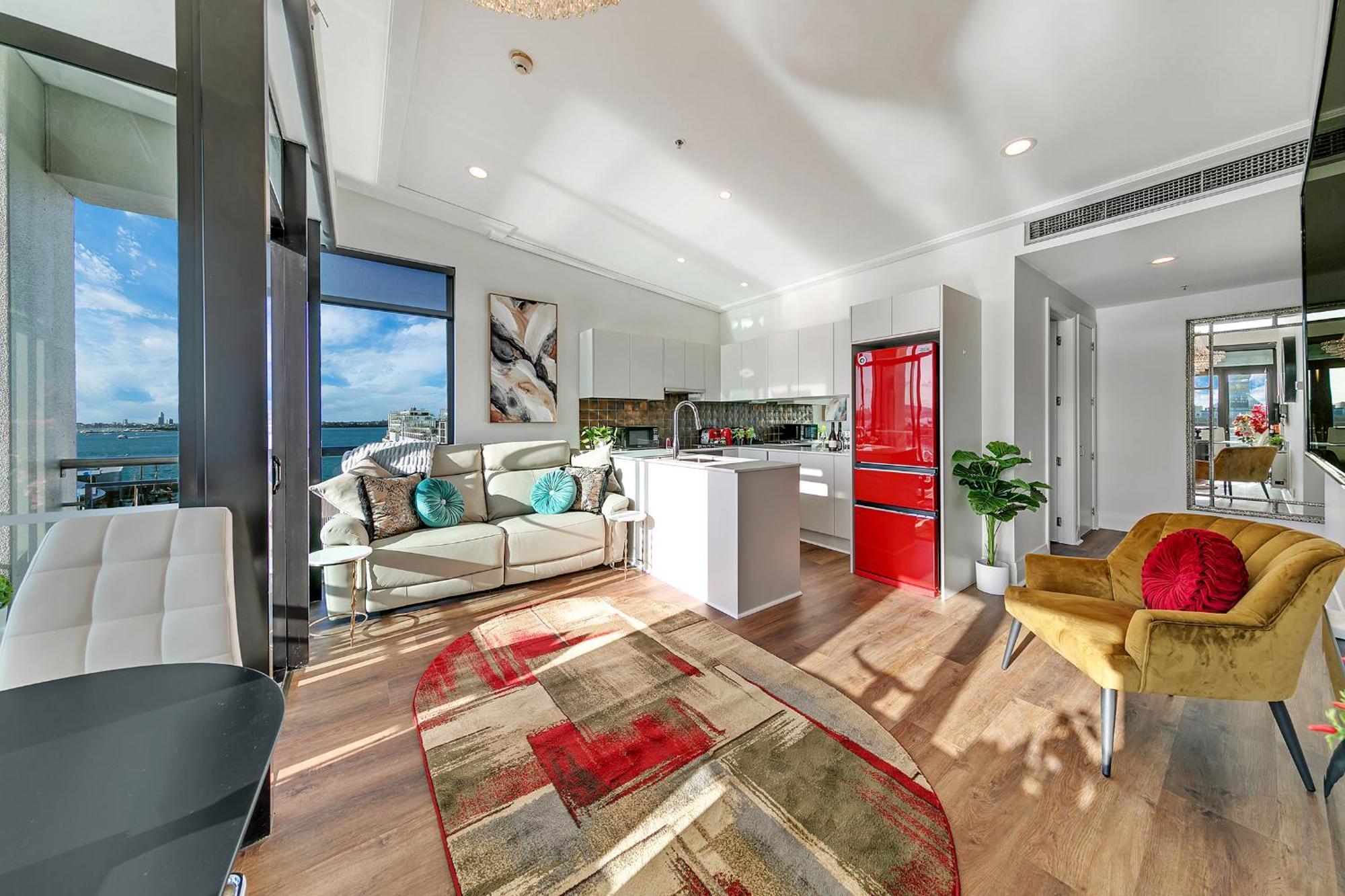 Penthouse Crown Apartment โอ๊คแลนด์ ภายนอก รูปภาพ